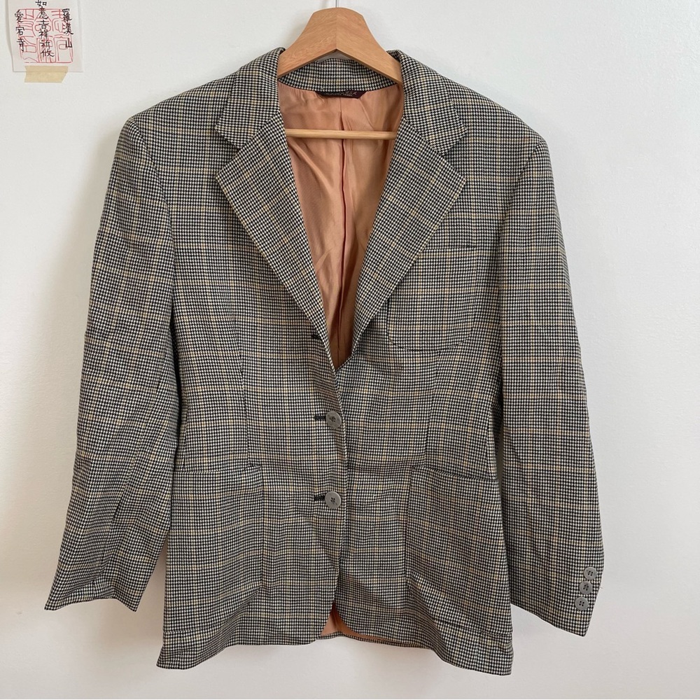 Dillards Gray and Peach Blazer